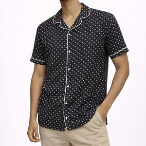 Devil's Advocate Black & White Polka Dot Shirt